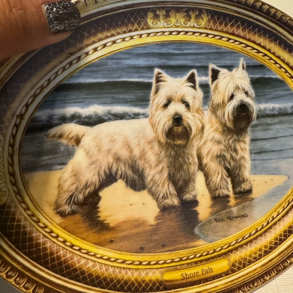 The Franklin Mint Plate “Shore Pals”by Nigel Hemming Limited Edition EUC - Picture 11 of 14